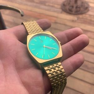 Adidas process watch gold/teal